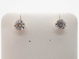 2.05 Cttw Lab Grown Diamonds 14k Yg 1.0g Screw Back Stud Earrings Do0326wcrde