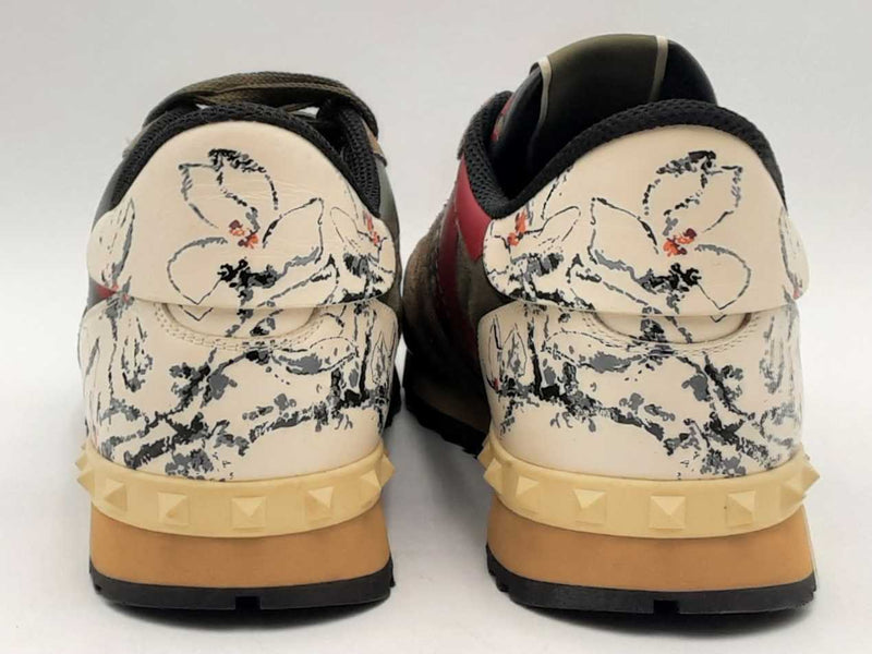 Valentino Rockrunner Rockstud Camo Shoes Size 42.5 Aa1125ersa