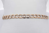 10k Yellow Gold Curb Link Bracelet 4.4 Grams 9 Inch Eb0526oxzsa