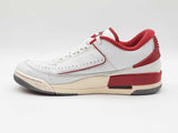 Nike Air Jordan 2/3 "White Varsity Red" Sneakers Size 10 Fw0126wzdu