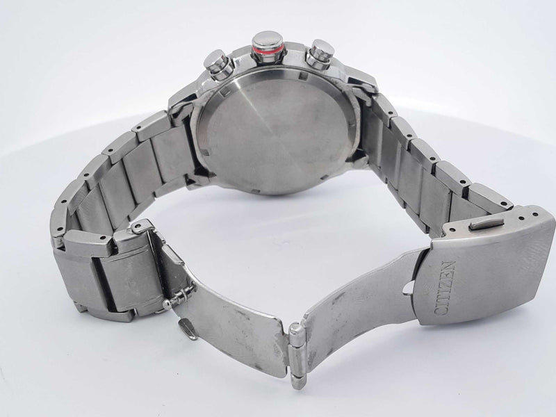 Citizen Eco-drive Chronograph Stainless Steel Watch Aa1025lzxsa