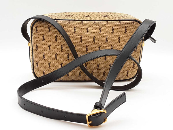 Ysl Saint Laurent Canvas Monogram All Over Camera Bag Sd1125wzxde