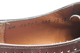 Salvatore Ferragamo Wingtip Oxford Brown Leather Dress Shoes Size 10 Eb0926rxsa