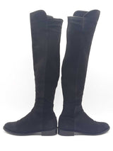 Stuart Weitzman Black Suede Knee High Boots Size 5 Eb0623crsa