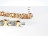 5.20 Cttw Diamond & 10k Yellow Gold Link Bracelet 33.4 Grams 8 Inch Fw0826osxzdu