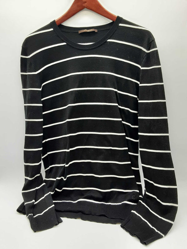 Louis Vuitton Black White Stripe Size Xxl Do0424lrxde