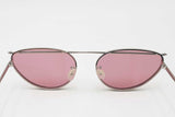 Alexander Mcqueen Am0424s Metal Sunglasses With Pink Lenses Eb0226crsa