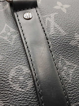 Louis Vuitton Keepall Bandoulière 45 In Monogram Eclipse Coated Canvas Fw0726erxdu
