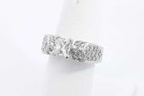 Approx. 1.56ctw Diamond Ring In 18k White Gold 10.3 Grams Size 6.75 Eb0125opxzsa