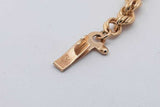 14k Yellow Gold Rope Chain Necklace 12.8 Grams 19 Inch Eb0326sxzsa