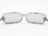Bottega Veneta  Knot Sunglasses In Transparent Acetate & Grey Lenses Fw0826lxzdu