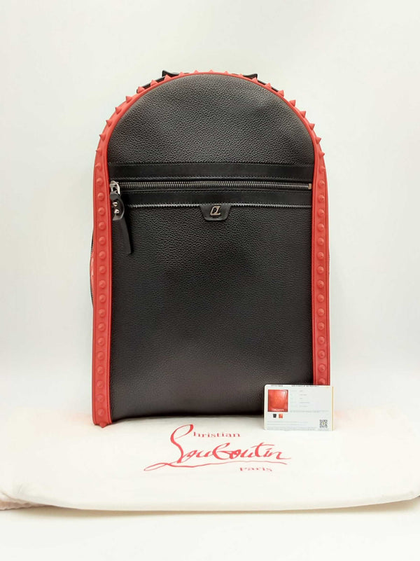 Christian Louboutin Backparis Studded Leather Backpack Fw0225cxzdu