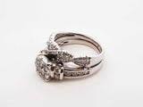 1.07 Cttw Diamond & 10k White Gold Bridal Set 8.2 Grams Size 6.5 Fw0625wrxdu