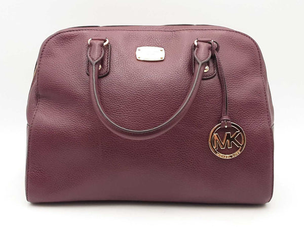 Michael Kors Merlot Leather Tote Handbag Aa0625wzsa