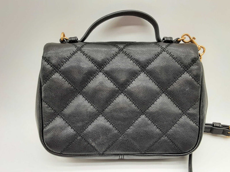 Tory Burch Willa Black Quilted Leather Crossbody Bag Do1224cxde