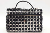 Chanel Black & White Tweed Top Handle Vanity Bag Eb0226oxxzde