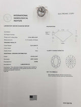 4.47 Cttw Lab Created Diamond & 18k Gold Engagement Ring & Cert 6 Grams Size 7 Fw0526rxzxdu