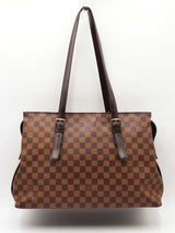 Louis Vuitton Chelsea Tote Bag In Damier Ebene Coated Canvas Fw0726iszdu