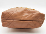 Chanel Mini 22 Beige Quilted Calfskin Leather Bucket Bag Do0525oxzxde