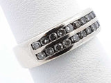 Diamond Ring In 14k White Gold 5.1 Grams Size 6 Eb0924ooxsa