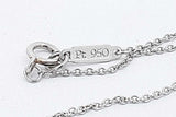 Tiffany & Co. Platinum Graduated Diamond Pendant Necklace 16 Inch Eb0926lxxzsa