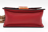 Fendi Kan U Red Leather Shoulder Bag Eb1125rxzde