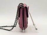 Bottega Veneta Rialto Embossed Leather Purple Handbag Aa0925wrzsa