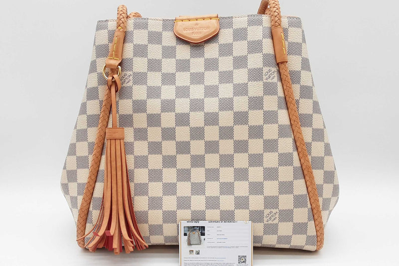 Louis Vuitton Propriano Damier Azur Hand Bag Sd0725lpzxde