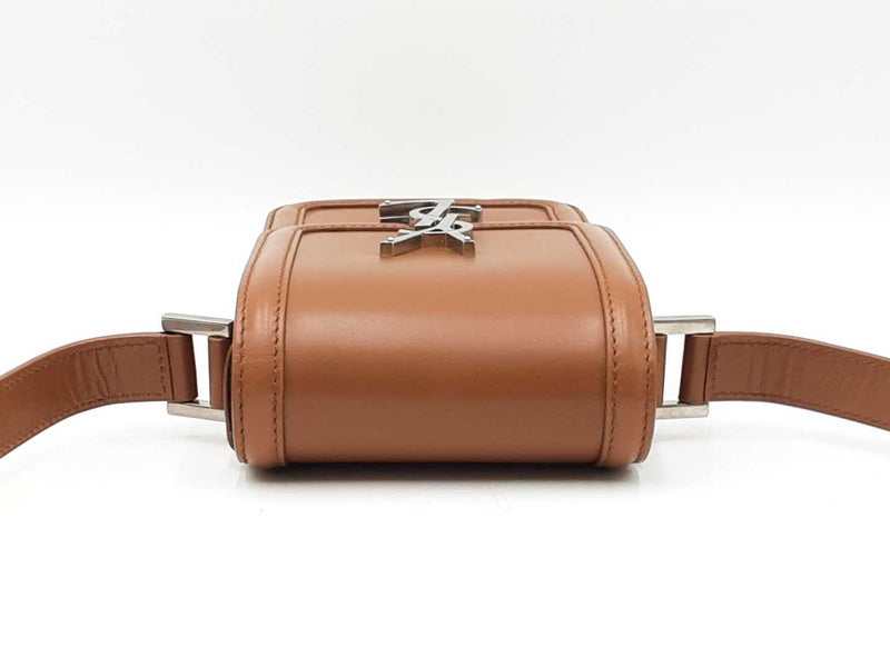 Yves Saint Laurent Mini Solferino Satchel In Brown Leather Fw0925exzdu