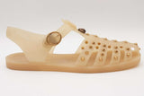 Gucci Beige Gladiator Rubber Sandals Size 12 Eb0925lrxde