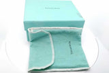 Tiffany & Co. Blue Enamel Clasping Link 925 Bracelet 22.5g 7.5 Inch Eb0626lxzsa