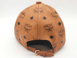 Mcm Visetos Cognac Tan Coated Canvas Ball Cap Do1125lxzde