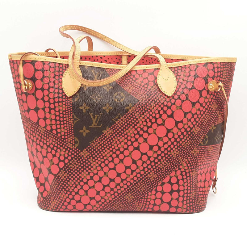 Louis Vuitton Neverfull Mm Red Yayoi Kusama Hs0324locrsa