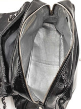Chanel Luxe Ligne Large Flap Bag In Black Patent Leather Fw0926exzdu