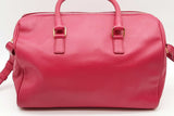 Yves Saint Laurent Fuchsia Leather 2 Way Duffle Bag Eb0526pssde
