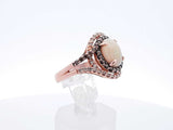 Le Vian Opal & Diamond 14k Strawberry Gold Ring 5.1 Grams Size 7 Fw0225wxzdu