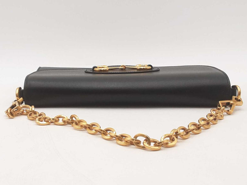 Gucci Web Small Horsebit 1955 Crossbody Bag Black Aa0825ixzsa