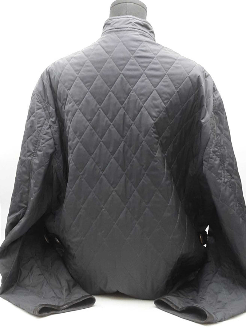 Hermes Quilted Jacket Gray Aa0525lpxzsa