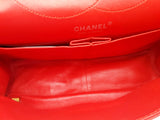 Chanel Red Patent Leather Double Flap Crossbody Sd0525lrzxsa