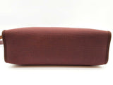 Hermes Herbag 31 Prune Red Purple Militaire Canvas Leather Bag Do0525exzde