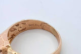 0.35ctw Diamond Ring In 14k Rose Gold 5.1 Grams Size 7.5 Eb0225ocrsa