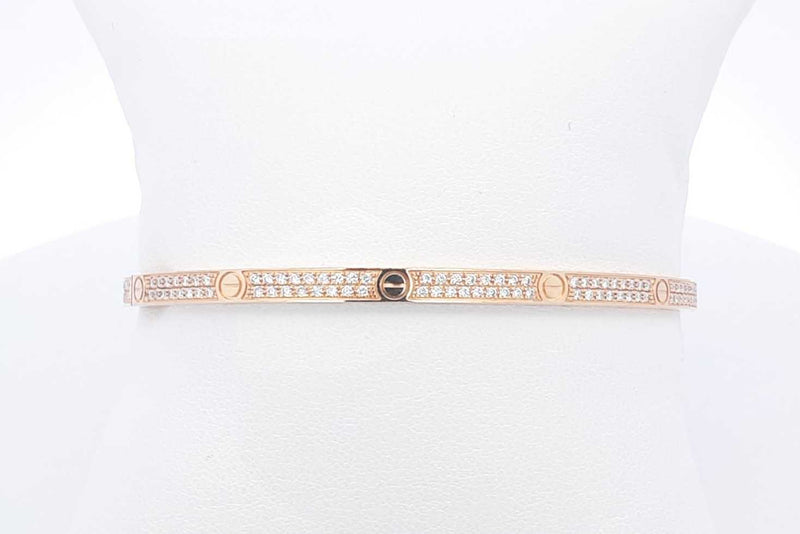 Cartier 18k Yellow Gold Diamond Love Bracelet Approx. 8.85ctw 19.6g Eb0624exxzsa