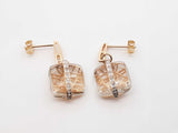 Diamond, Quartz, & 14k Yellow Gold Drop Earrings 4.4 Grams Fw05260olrdu