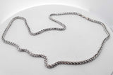 14k White Gold Wheat Chain Necklace 16.7 Grams 24 Inch Eb0926lwxzsa