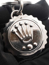 Rolex Triplock Crown Emblem Stainless Steel Keyring Fw0426izdu