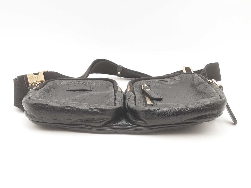 Gucci Guccissima Black Leather Belt Bag Sd0325oizsa