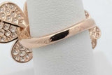 Van Cleef & Arpels 18k Rose Gold Frivole Between The Finger Ring Eb1026cxxzsa