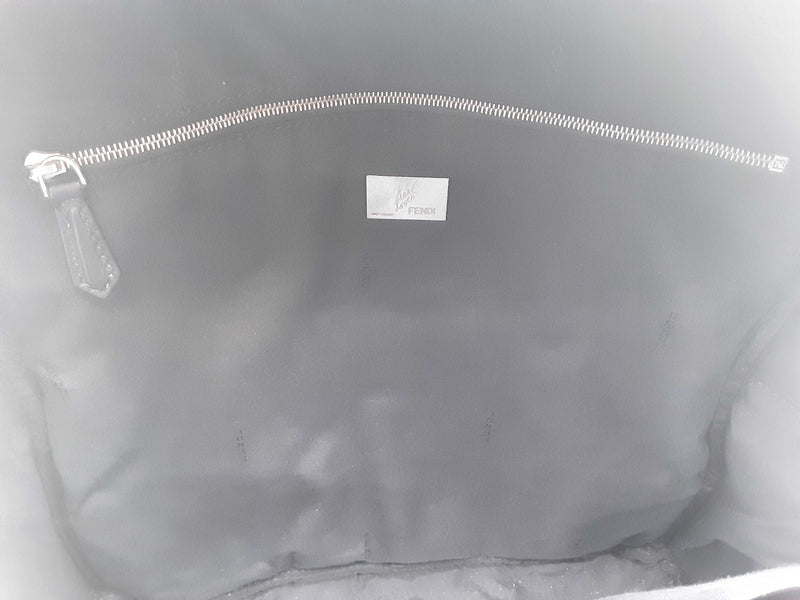 Fendi Karlito Karl Lagerfeld Black Leather Backpack Sd1024orzsa