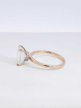 2.60 Ct Lab-grown Diamond & 14k Gold Ring With Cert 2.6 Gram Size 7 Fw0326sxzdu