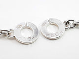 Tiffany & Co. Interlocking Circles 925 Necklace 38.3g 15.5 Inches Fw0426lzxdu